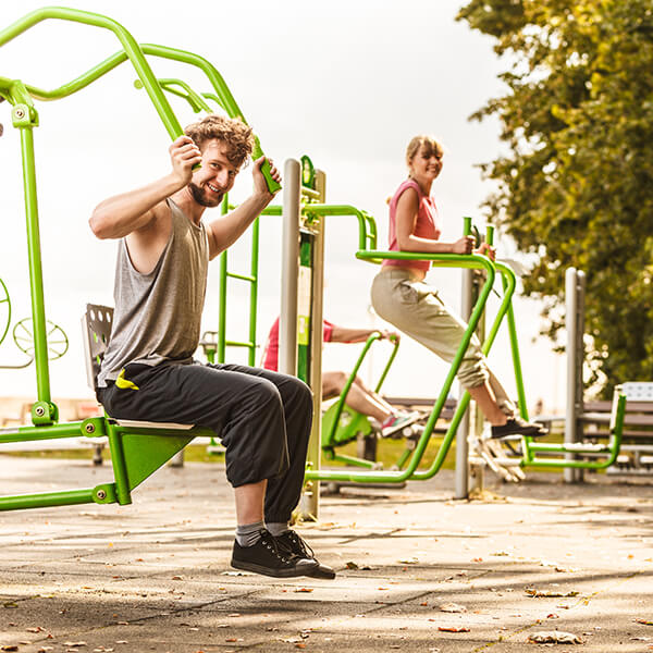 Double Column Outdoor Fitness